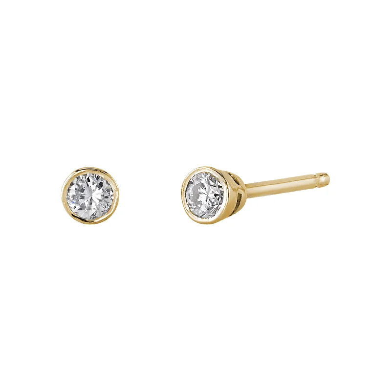 unique promise ring for girlfriend SMALL DIAMOND EARRINGS