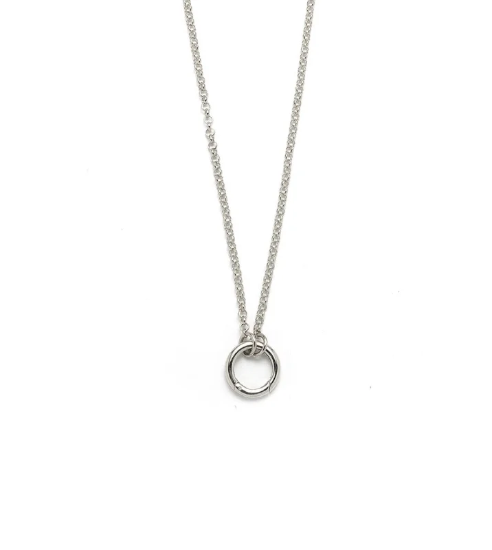 adjustable charm bracelet sterling silver Small Open Belcher Chain
