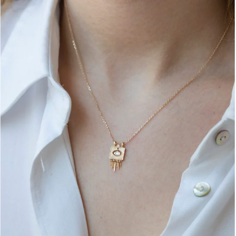 oval cut engagement ring platinum SUNBEAMS & DANGLING EYE DIAMOND NECKLACE