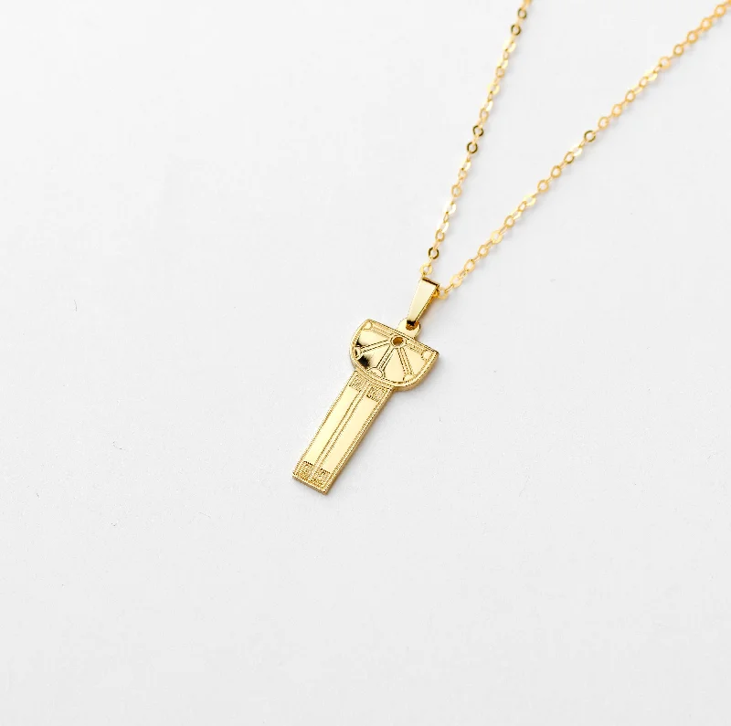 art deco diamond bracelet Sundial Standing Stone Pendant