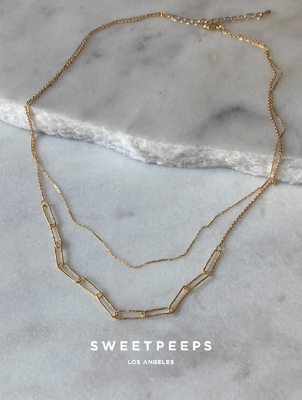 vintage pearl cluster earrings Supermodel Thin Chain Necklace
