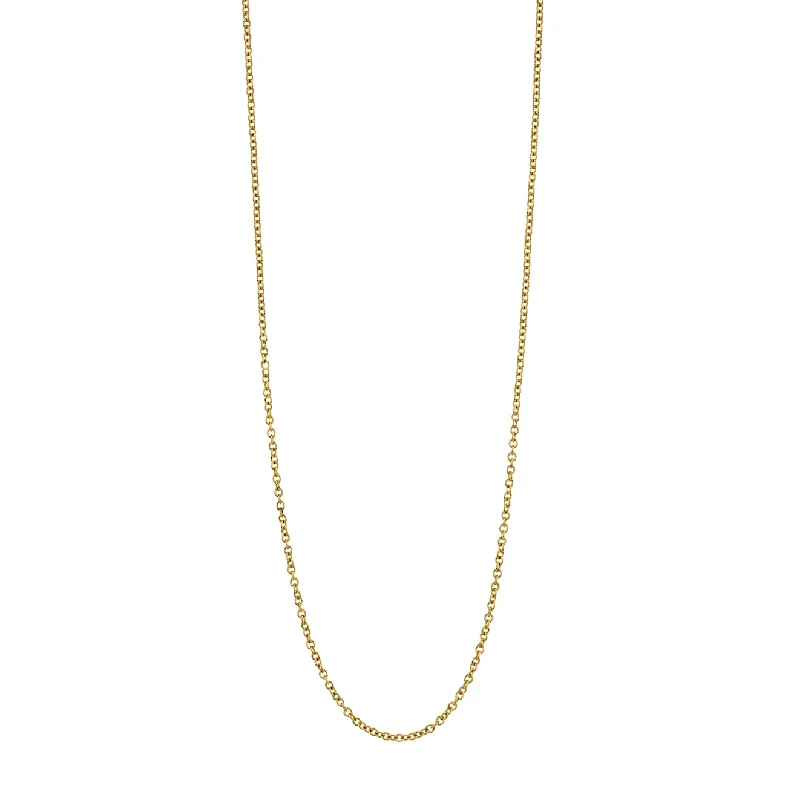 modern hexagon stud earrings THIN CABLE CHAIN NECKLACE