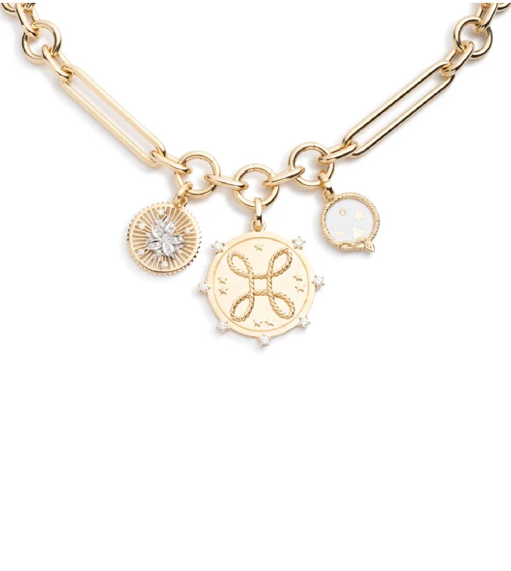 personalized coordinates ring custom True Love, Resilience & Wholeness : Oversized Mixed Clip Necklace