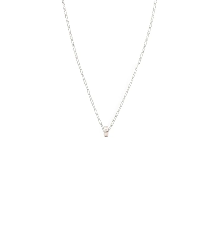 vintage locket necklace gold Vivacity : Heart Beat Super Fine Clip Chain Necklace White Gold