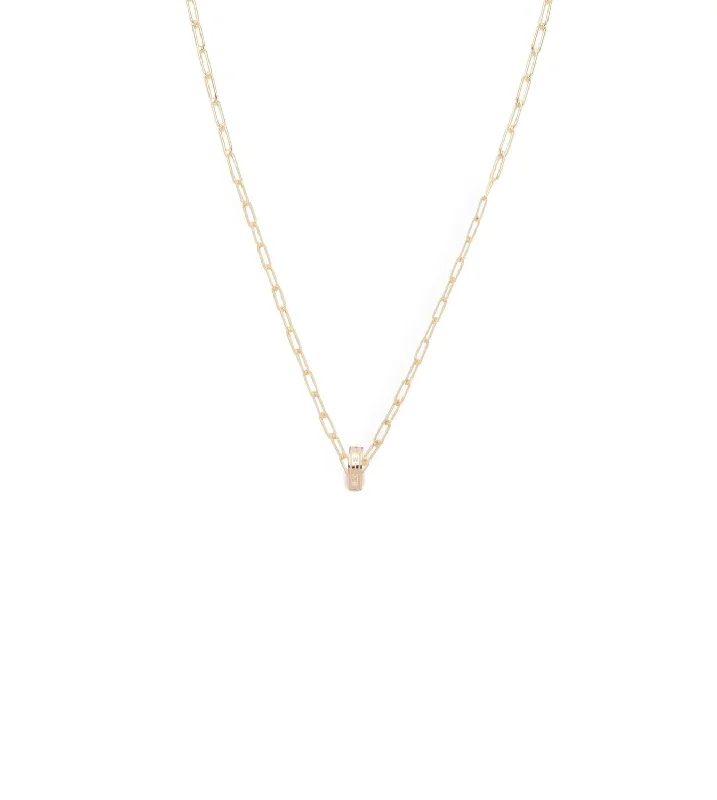 classic wedding set with diamonds Vivacity : Heart Beat Super Fine Clip Chain Necklace