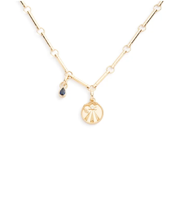 minimalist threader earrings gold Wholeness & Forever & Always a Pair : Element Chain Necklace