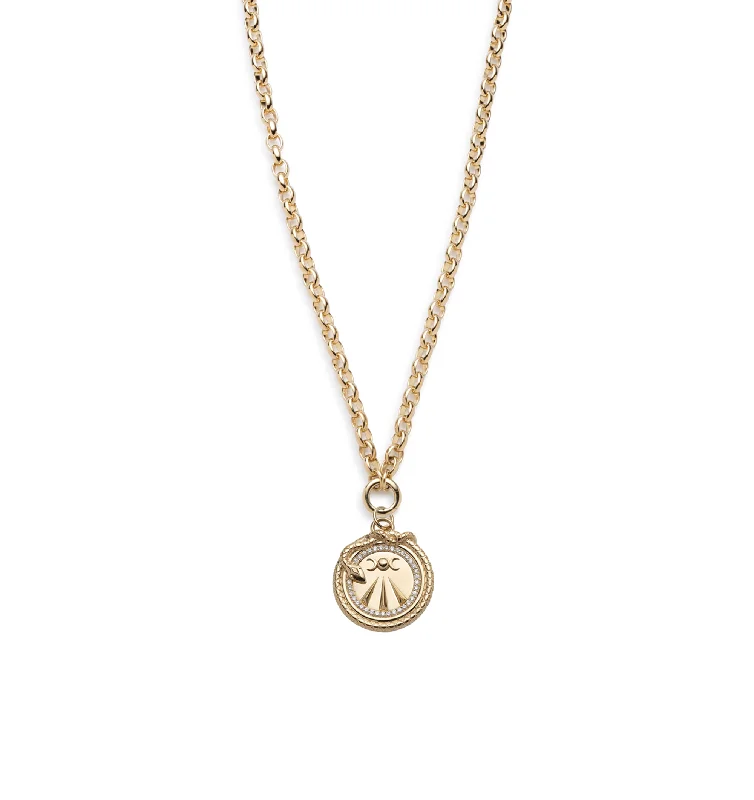 elegant pearl bridal set Wholeness : Heavy Belcher Open Chain Necklace