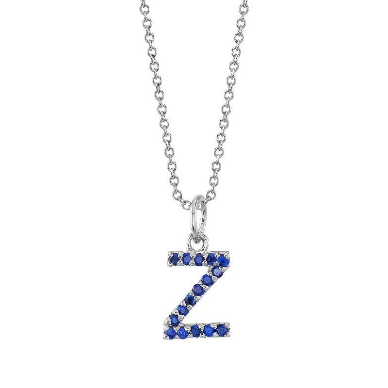 men’s engraved stainless steel bracelet Z Initial Birthstone Charm Necklace